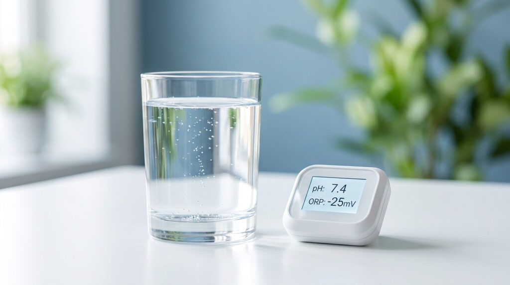Eau alcaline avec pH élevé pour une meilleure hydratation cellulaire et récupération