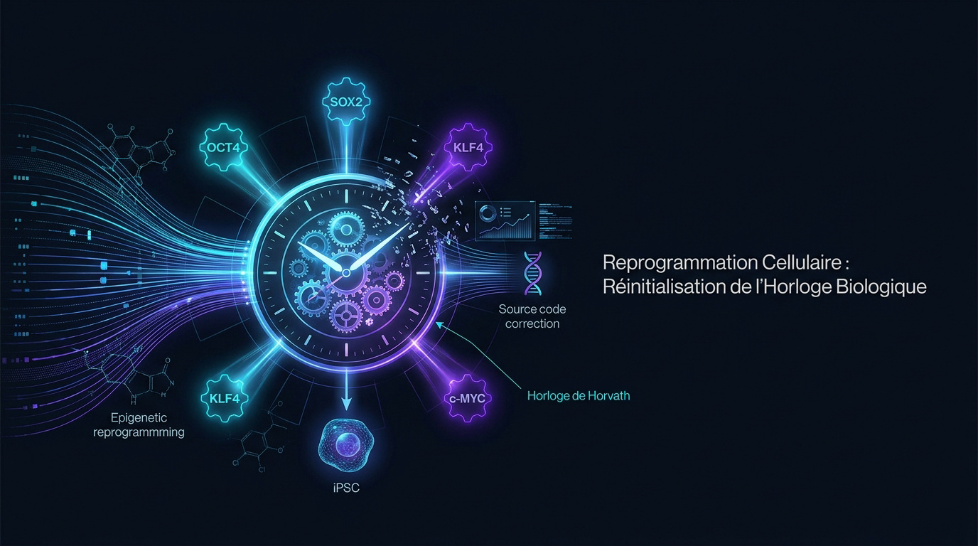 Reprogrammation cellulaire et facteurs de Yamanaka pour le rajeunissement biologique